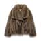 Elegant Faux Fur Coat Women Fluffy Winter Faux Fur Jacket Long Sleeve Lapel Fluffy Fur Coat 20