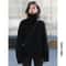 CHIC VEN Loose Turtleneck Sweater Warm Korean Knit Pullover Soft Women Winter Sweater 3