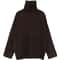 CHIC VEN Loose Turtleneck Sweater Warm Korean Knit Pullover Soft Women Winter Sweater 5