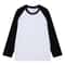 Retro Loose Fit Mens Long Sleeve Cotton T Shirt With Spliced Shoulder Design 3