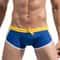 Breathable Pleated Swim Trunks With Elastic Waist Secure Unisex Swim Shorts 0