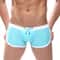 Breathable Pleated Swim Trunks With Elastic Waist Secure Unisex Swim Shorts 4