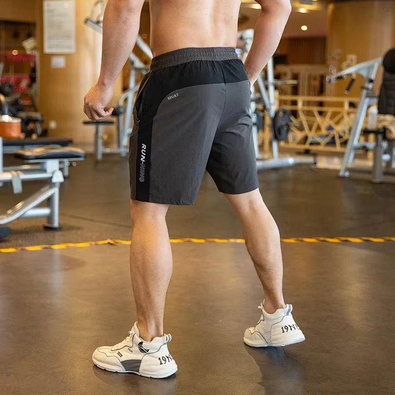 Mens Gym Fitness Shorts With Zipper Pockets Lightweight Basketball Workout Shorts 13