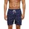 DATIFER Mens Beach Print Swim Shorts Quick Dry Surf Swim Trunks With Pockets 12