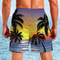Mens Palm Tree Swim Trunks Quick Dry 3D Printed Beach Shorts For Surfing And Summer 1
