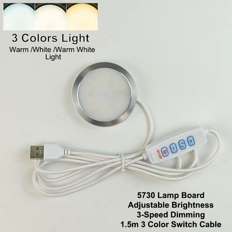 Adjustable DIY LED Lamp Kit Compact LED Model Light Kit With Warm Cold Lighting 4