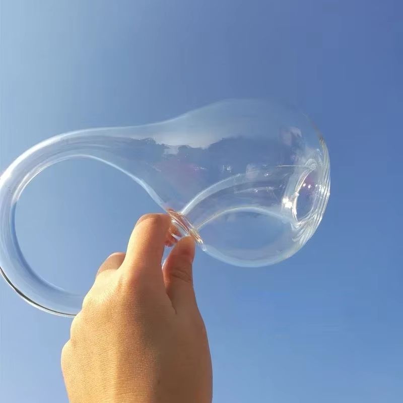 Infinity Loop Klein Bottle Glass Ornament FourDimensional Decorative Sculpture 1