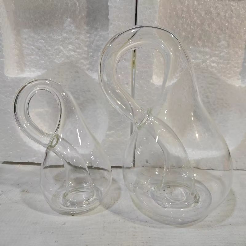 Infinity Loop Klein Bottle Glass Ornament FourDimensional Decorative Sculpture 3