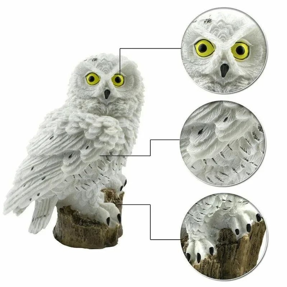 Waterproof Solar Owl Garden Light Decorative Owl Solar LED Lamp For Outdoor Yard Patio 4