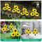 Solar Sunflower Garden Stake Light 3 Head Waterproof Outdoor Decorative Lamp 5
