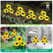 Solar Sunflower Garden Stake Light 3 Head Waterproof Outdoor Decorative Lamp 5
