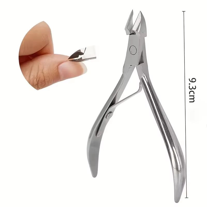 Stainless Steel Ingrown Toenail Clippers Precision Thick Nail Cutter For Manicure Pedicure 1