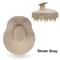 Silicone Scalp Massage Brush Wheat Straw Hair Wash Brush For Deep Cleaning Itch Relief 4