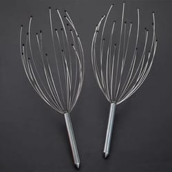 octopus head massager manual scalp scratcher tool stress relief massage claw