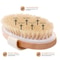 Exfoliating Wooden Body Brush Natural Bristle Bath Massage Brush For Wet Dry Skin Care 2