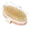 Exfoliating Wooden Body Brush Natural Bristle Bath Massage Brush For Wet Dry Skin Care 5