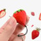 Strawberry Folding Nail Clipper Keychain Portable Stainless Steel Nail Cutter Manicure Tool 4