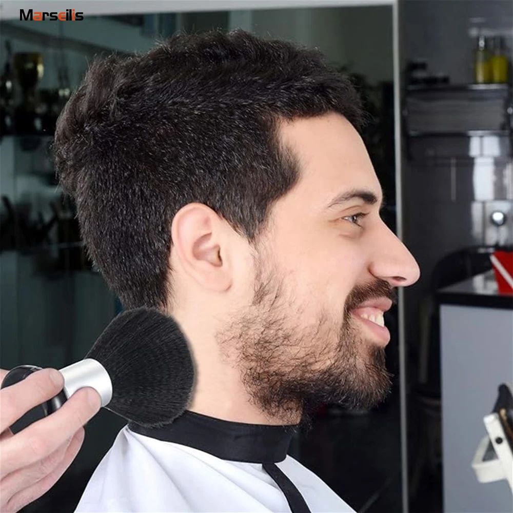 Marseilis Soft Neck Duster Barber Brush For Haircut And Grooming Cleanup 5