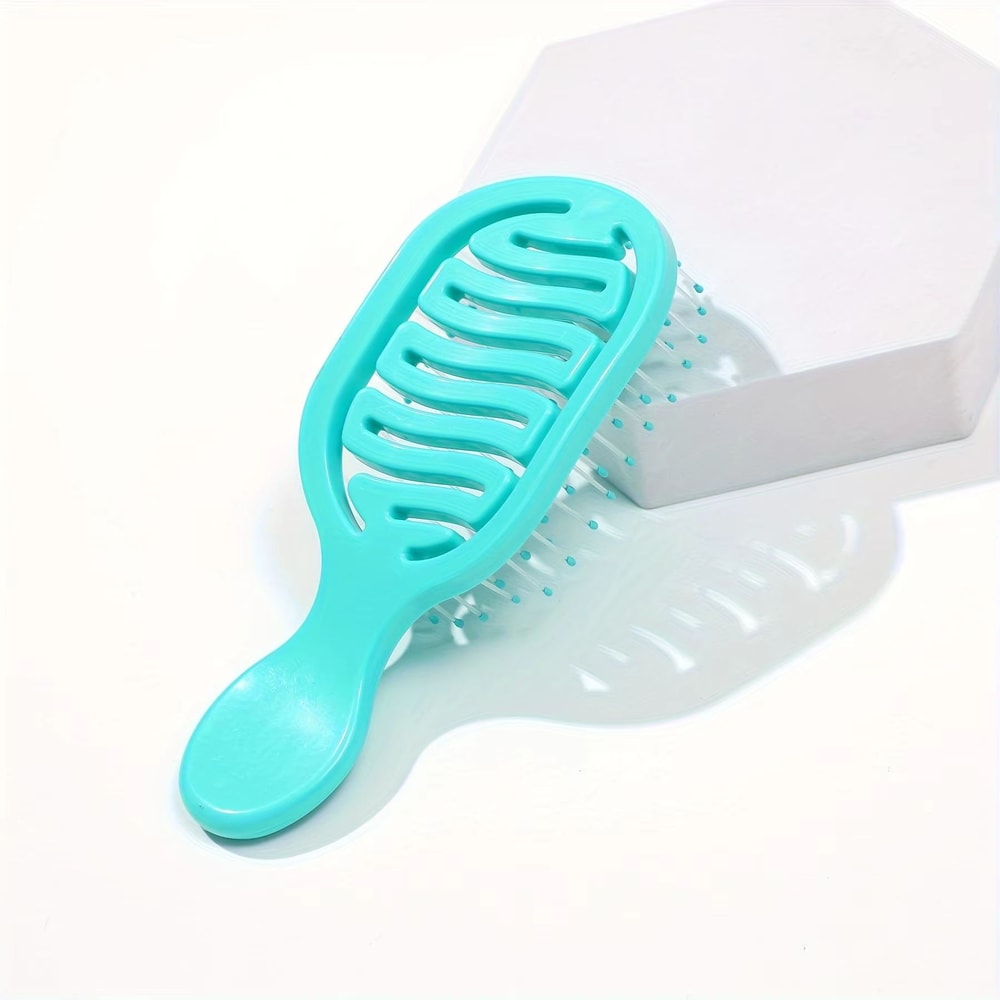 Mini Track Portable Detangling Hair Brush For Travel And Daily Styling 4