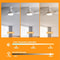 E27 LED Ceiling Fan Light With Remote And Dimmable Lighting 5