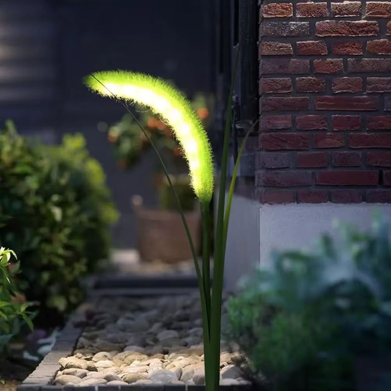 Solar Dog Tail Grass Garden Light Waterproof Solar Garden Light For Pathway Lawn Decor 4