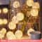Cotton Ball LED Fairy String Lights Cotton Ball Fairy Lights For Bedroom Wedding Party Decor 6