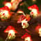Mushroom LED Fairy String Lights Battery Powered Copper Wire Decor 1