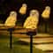 Solar Owl Garden Light Waterproof Outdoor Landscape Pathway Lamp 0