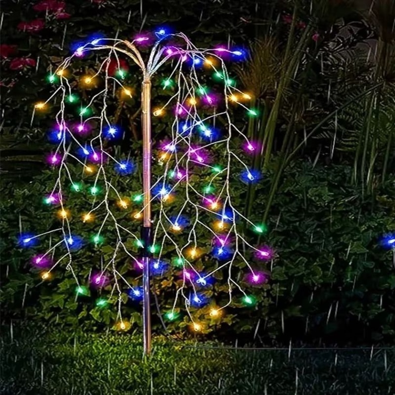 Solar Fireworks LED Garden Lights Waterproof Outdoor Fairy String Decor 6