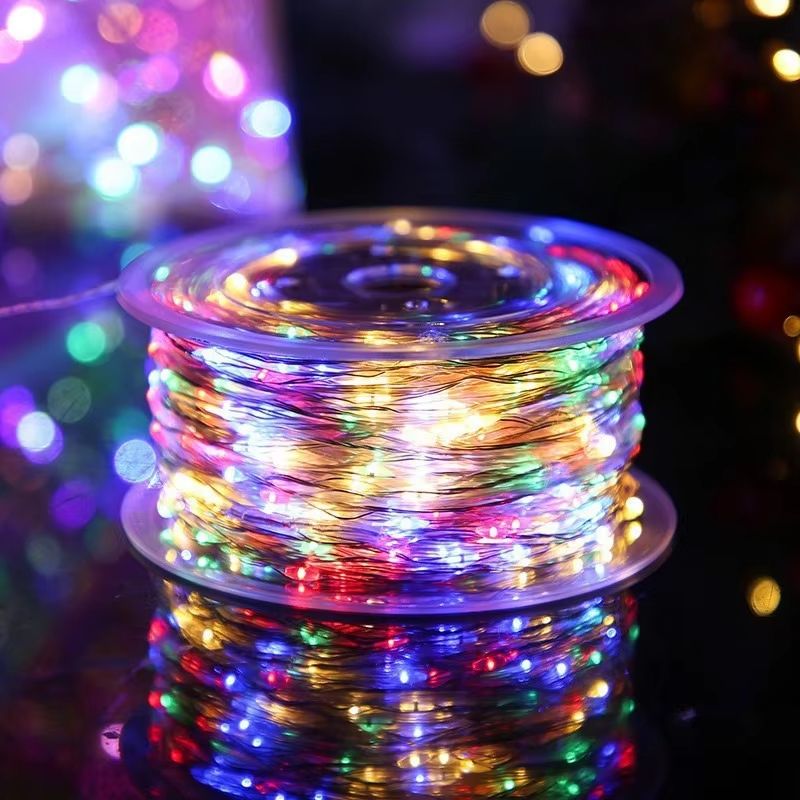 USB Copper Wire Fairy Lights With Remote Control Flexible Green String Decor 5