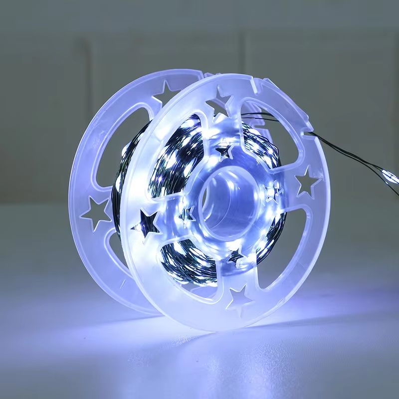 USB Copper Wire Fairy Lights With Remote Control Flexible Green String Decor 8