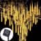 Solar Meteor Shower LED Lights Waterproof Falling Rain Outdoor String Decor 0