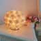 Romantic Rose Gold Princess Table Lamp Elegant Floral Bedside Light 4