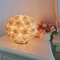 Romantic Rose Gold Princess Table Lamp Elegant Floral Bedside Light 4