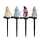 Solar Snowman LED Garden Stake Lights Waterproof Christmas Pathway Decor 1