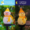 Solar Snowman LED Garden Stake Lights Waterproof Christmas Pathway Decor 3