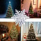 Rotating Snowflake LED Christmas Tree Topper 3D Projector Light 1