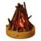 USB Rechargeable Flameless Bonfire Night Light 3 Mode Ambient Fire Lamp 5