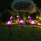 Solar Flamingo Garden Stake Lights Waterproof LED Outdoor Pathway Decor 0