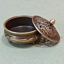 longfeng mini incense burner three leg aromatherapy stove with non stick tray