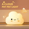 Silicone Cloud Night Light USB Rechargeable Touch LED Bedside Lamp 1