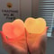 3D Love Heart Night Light Lamp Battery Powered Romantic LED Decor 5