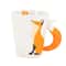 Cute 3D Fox Ceramic Mug 360ml Cartoon Animal Coffee Cup 5