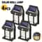 Solar Motion Sensor Wall Lantern Waterproof Outdoor Garden Light 6