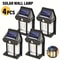 Solar Motion Sensor Wall Lantern Waterproof Outdoor Garden Light 6