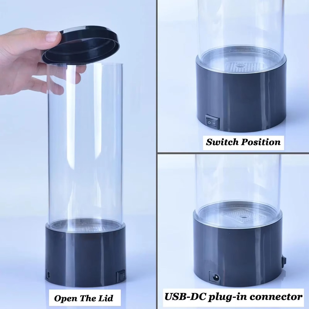 Jellyfish LED Night Light RGB Color Changing Aquarium Lamp With Remote 4