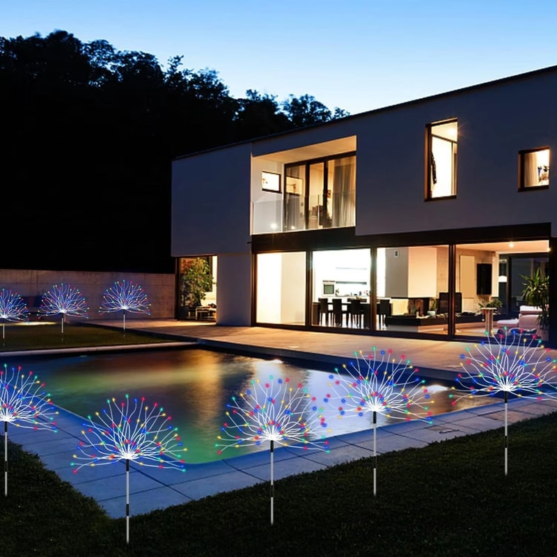 Solar Powered LED String Lights Outdoor Waterproof Garden Decor 5