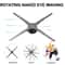 3D Hologram Fan LED Display 244in Smart Advertising Projector With 16GB 3