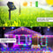 Solar Icicle LED Lights Waterproof Outdoor Christmas String Lights With 8 Modes 1