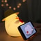 Cute Duck Silicone Night Light USB Rechargeable Kids Bedside Lamp 5